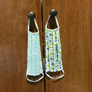 Bundle of 2 handmade masks